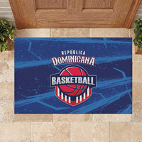 Dominican Republic Basketball Rubber Doormat Enjoy The Game