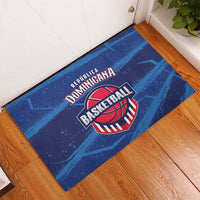 Dominican Republic Basketball Rubber Doormat Enjoy The Game