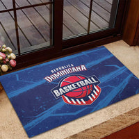 Dominican Republic Basketball Rubber Doormat Enjoy The Game