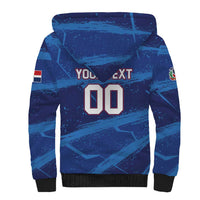 Custom Dominican Republic Basketball Sherpa Hoodie Enjoy The Game