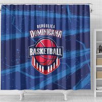 Dominican Republic Basketball Shower Curtain Enjoy The Game