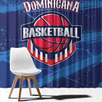 Dominican Republic Basketball Window Curtain Enjoy The Game