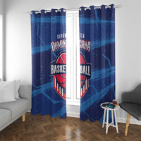 Dominican Republic Basketball Window Curtain Enjoy The Game