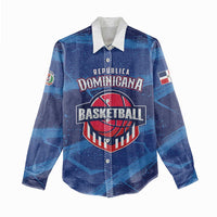 Custom Dominican Republic Basketball Women Casual Shirt Enjoy The Game