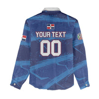 Custom Dominican Republic Basketball Women Casual Shirt Enjoy The Game