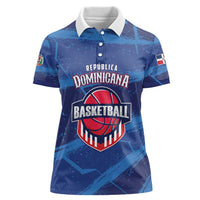 Custom Dominican Republic Basketball Women Polo Shirt Enjoy The Game