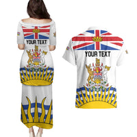 Personalized Canada British Columbia Province Couples Matching Puletasi and Hawaiian Shirt Splendor sine occasu