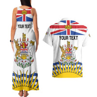 Personalized Canada British Columbia Province Couples Matching Tank Maxi Dress and Hawaiian Shirt Splendor sine occasu