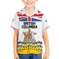 Personalized Canada British Columbia Province Family Matching Off The Shoulder Long Sleeve Dress and Hawaiian Shirt Splendor sine occasu