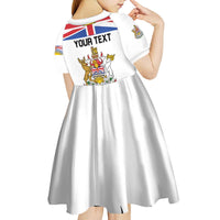 Personalized Canada British Columbia Province Kid Short Sleeve Dress Splendor sine occasu