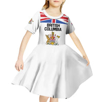 Personalized Canada British Columbia Province Kid Short Sleeve Dress Splendor sine occasu