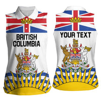 Personalized Canada British Columbia Province Women Sleeveless Polo Shirt Splendor sine occasu