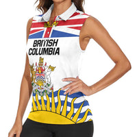 Personalized Canada British Columbia Province Women Sleeveless Polo Shirt Splendor sine occasu