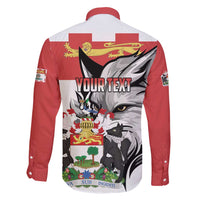 Personalized Canada Prince Edward Island Province Family Matching Long Sleeve Bodycon Dress and Hawaiian Shirt Silver Fox Parva sub ingenti