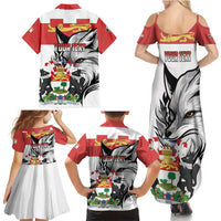 Personalized Canada Prince Edward Island Province Family Matching Summer Maxi Dress and Hawaiian Shirt Silver Fox Parva sub ingenti