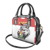 Canada Prince Edward Island Province Shoulder Handbag Silver Fox Parva sub ingenti