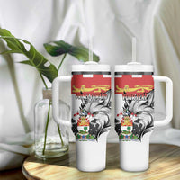 Personalized Canada Prince Edward Island Province Tumbler With Handle Silver Fox Parva sub ingenti