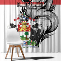 Canada Prince Edward Island Province Window Curtain Silver Fox Parva sub ingenti