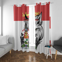 Canada Prince Edward Island Province Window Curtain Silver Fox Parva sub ingenti