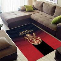 Bengaluru 2025 Cricket Royal Challengers Area Rug Lions Play Bold