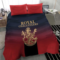 Bengaluru 2025 Cricket Royal Challengers Bedding Set Lions Play Bold