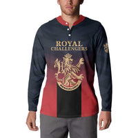Custom Bengaluru 2025 Cricket Royal Challengers Button Sweatshirt Lions Play Bold