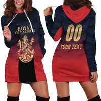 Custom Bengaluru 2025 Cricket Royal Challengers Hoodie Dress Lions Play Bold