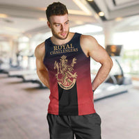 Custom Bengaluru 2025 Cricket Royal Challengers Men Tank Top Lions Play Bold