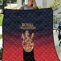 Bengaluru 2025 Cricket Royal Challengers Quilt Lions Play Bold