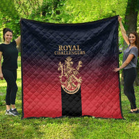 Bengaluru 2025 Cricket Royal Challengers Quilt Lions Play Bold