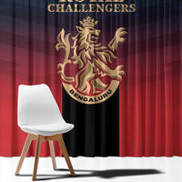 Bengaluru 2025 Cricket Royal Challengers Window Curtain Lions Play Bold
