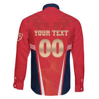 Custom Punjab 2025 Cricket Lion Kings Family Matching Long Sleeve Bodycon Dress and Hawaiian Shirt Jazba Hai Punjabi