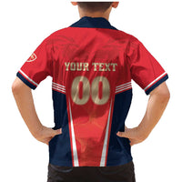 Custom Punjab 2025 Cricket Lion Kings Family Matching Mermaid Dress and Hawaiian Shirt Jazba Hai Punjabi