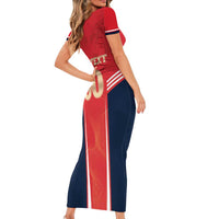 Custom Punjab 2025 Cricket Lion Kings Family Matching Short Sleeve Bodycon Dress and Hawaiian Shirt Jazba Hai Punjabi