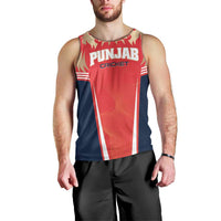Custom Punjab 2025 Cricket Lion Kings Men Tank Top Jazba Hai Punjabi