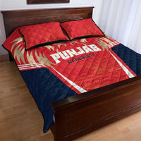Punjab 2025 Cricket Lion Kings Quilt Bed Set Jazba Hai Punjabi