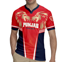 Custom Punjab 2025 Cricket Lion Kings Rugby Jersey Jazba Hai Punjabi