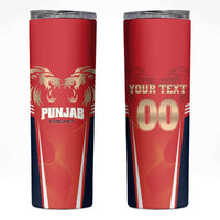 Custom Punjab 2025 Cricket Lion Kings Skinny Tumbler Jazba Hai Punjabi