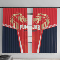 Punjab 2025 Cricket Lion Kings Window Curtain Jazba Hai Punjabi