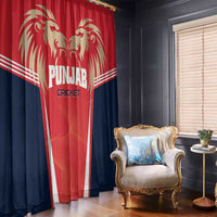 Punjab 2025 Cricket Lion Kings Window Curtain Jazba Hai Punjabi