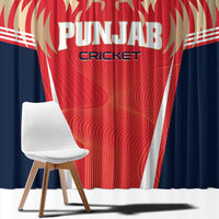 Punjab 2025 Cricket Lion Kings Window Curtain Jazba Hai Punjabi
