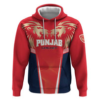 Custom Punjab 2025 Cricket Lion Kings Zip Hoodie Jazba Hai Punjabi