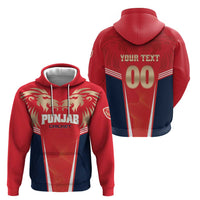 Custom Punjab 2025 Cricket Lion Kings Zip Hoodie Jazba Hai Punjabi