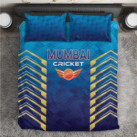 Mumbai 2025 Cricket Indians Bedding Set Aali Re Play Like Mumbai
