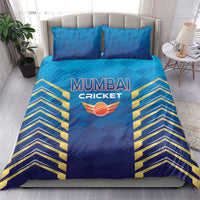 Mumbai 2025 Cricket Indians Bedding Set Aali Re Play Like Mumbai