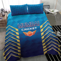 Mumbai 2025 Cricket Indians Bedding Set Aali Re Play Like Mumbai