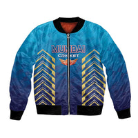 Custom Mumbai 2025 Cricket Indians Bomber Jacket Aali Re Play Like Mumbai