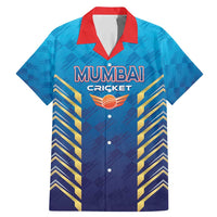 Custom Mumbai 2025 Cricket Indians Family Matching Mermaid Dress and Hawaiian Shirt Aali Re Play Like Mumbai