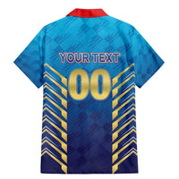 Custom Mumbai 2025 Cricket Indians Family Matching Mermaid Dress and Hawaiian Shirt Aali Re Play Like Mumbai