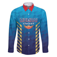 Custom Mumbai 2025 Cricket Indians Family Matching Puletasi and Hawaiian Shirt Aali Re Play Like Mumbai